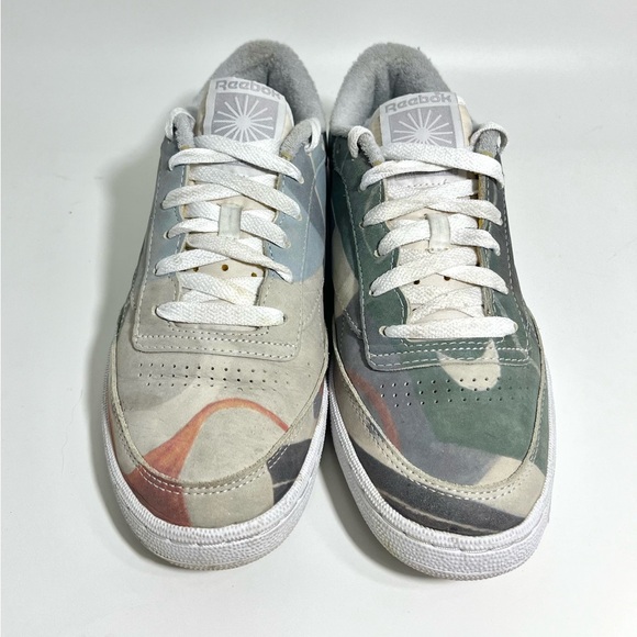 REEBOK CLUB C 85 X EAMES "COMPOSITION" Multi GY Men 8 1068 Sneaker Shoe Trainer - Picture 4 of 10